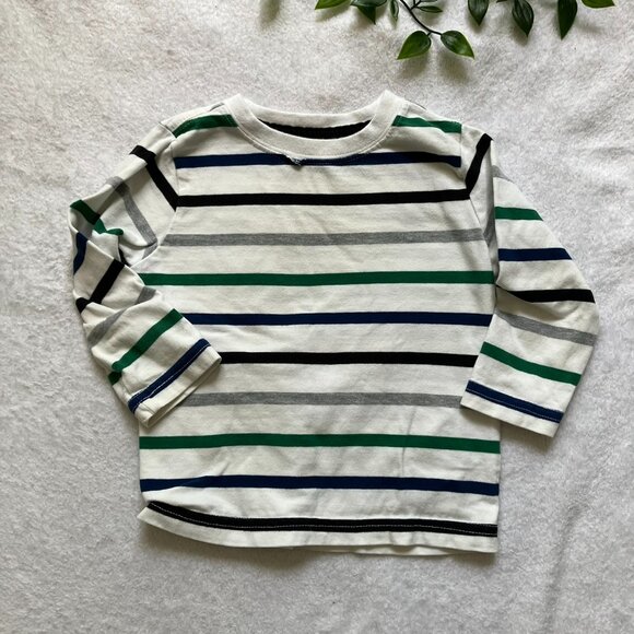 FREE w/ Purchase | Gymboree 6-12M Long Sleeve Shirt Striped - Playwear Flawed - Picture 1 of 15